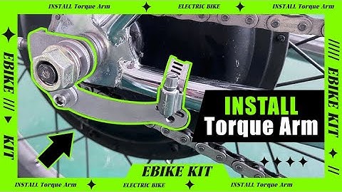 How to install a torque arm on your 1500W Front/Rear Hub eBike Motor