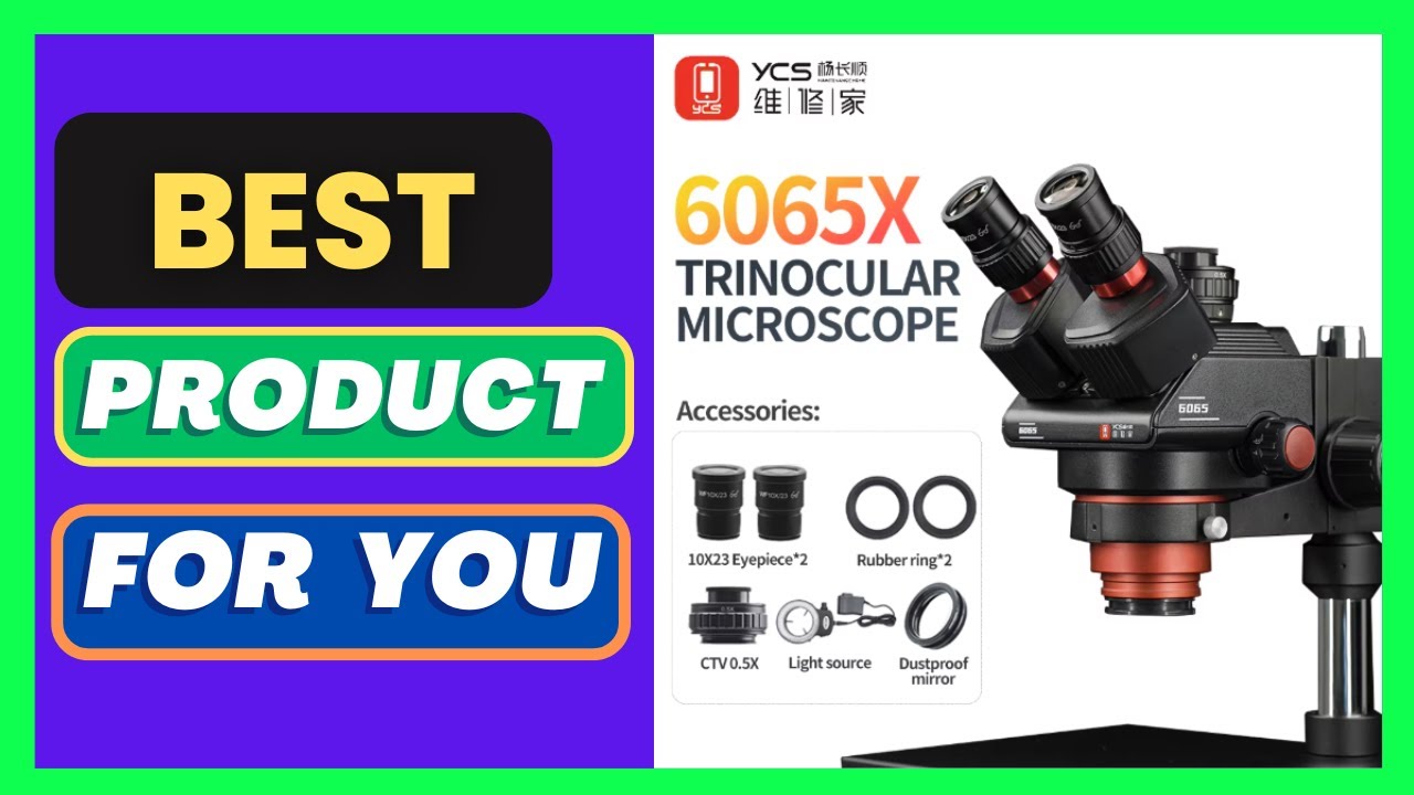 YCS 6065X HD Trinocular Microscope