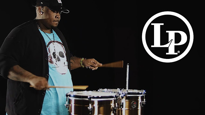LP | Tito Puente 13" and 14" Bronze Timbales (LP256-BZ)
