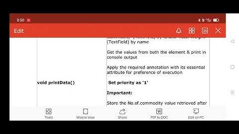 Commodity Details TestNG week 10 cc answer #TechieCoding
