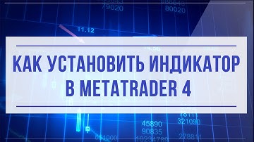 Как установить индикатор в Metatrader 4