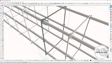 MAKING OF CLOSED-LOOP STIRRUPS, 135 Deg HOOK IN SKETCHUP