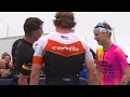 Sprint finish at the end of 100km triathlon | San Francisco T100