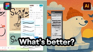 Figma Draw vs Illustrator Brushes