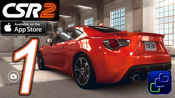 CSR Racing 2 iOS Walkthrough - Gameplay Part 1 - Crew Battle, 1 Ladder, Live, Tutorials