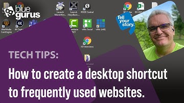 Tech Tips: How to create a desktop shortcut to frequently used websites.