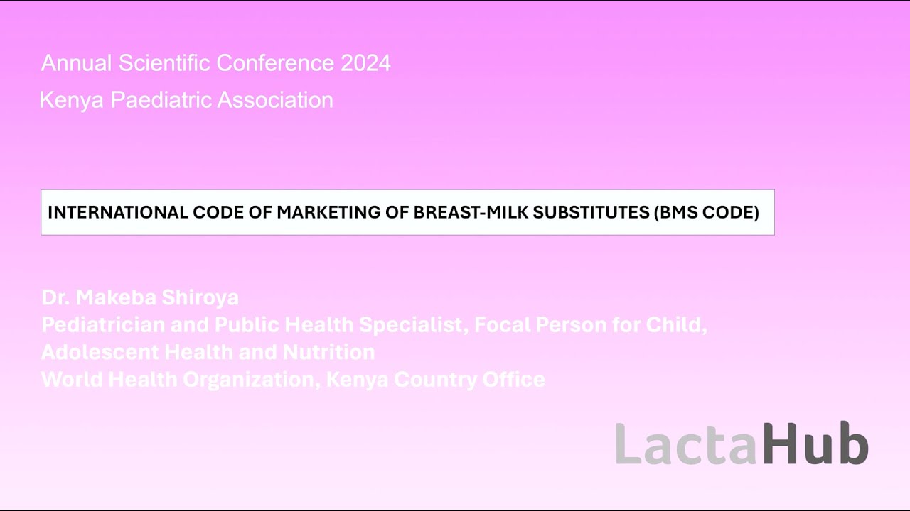 Who Code Bms International Code of Marketing of Breast-Milk Substitutes (BMS Code ...