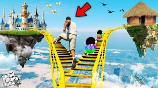 GTA 5 : Franklin Shinchan & Pinchan Find Right Stairway To Heaven GTA 5 ! screenshot 1