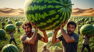 IMPOSSIBLE They Grew Giant Melons in the Desert You Won t Believe This