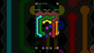 Flow free hexa (classic pack 7x7 level 71 to 75)