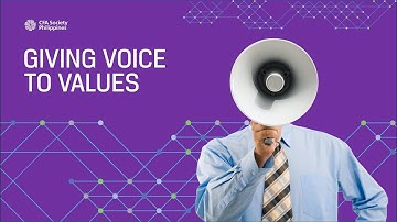 Giving Voice to Values