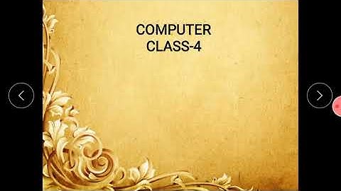 Class-4 Ch-2 Classification of Computers (Part-1) Sarbjit