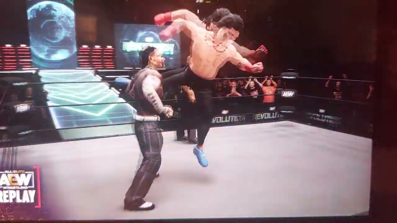 Roman Reigns vs Jeff Hardy FTW CHAMPIONSHIP MATCH UAEW REVOLUTION 