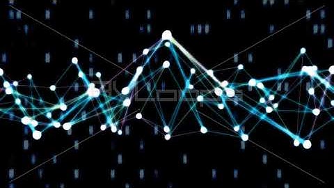 Plexus Neural Network Node Internet Data Connection Science Concept - IncrediVFX - AVloops