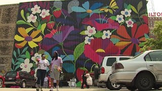Milwaukee artist paints 4,500 square foot Westown mural