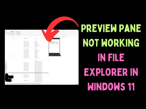 How to Fix Preview Pane Not Working in File Explorer on Windows 11