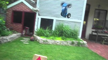 traxxas rustler vxl double backflip!!!