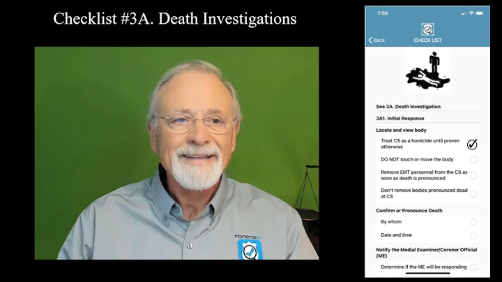 Forensic Training - Death Investigation