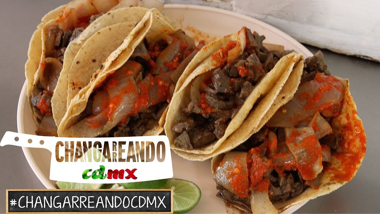 Tacos de higado en San Antonio. CHANGARREANDO CDMX - YouTube