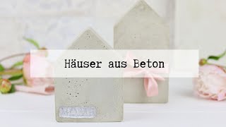 DIY - Häuser aus Beton ganz einfach selber machen / gießen