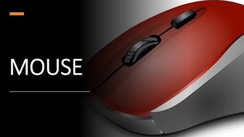 MOUSE || TYPES OF COMPUTER MOUSE ||COMPUTER FUNDAMENTALS ||