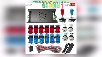 A must-have product! Arcade 9800 In 1 Saga Dx Kit 2 Player Arcade Diy Kit Arcade American joystick