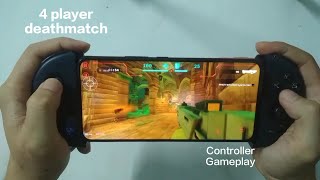 4 Player Deathmatch Gameplay - Hellfire | Wee 2t Gamepad | Gyro Aiming | HandCam