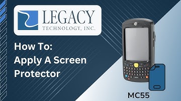 How To: Apply A Screen Protector | Zebra / Motorola MC55