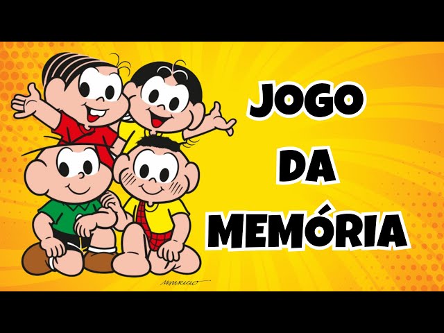 Turma da Mônica - JOGO da MEMÓRIA TRIPLO #BAGOONZA 