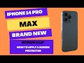 iphone 14 pro max, how to apply a screen protector on your phone,