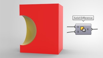 Solid Difference (Rhino Grasshopper Tutorial)