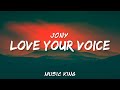 Jony  love your voice  lyrics  emoji english  russian  translation lyrics  music king