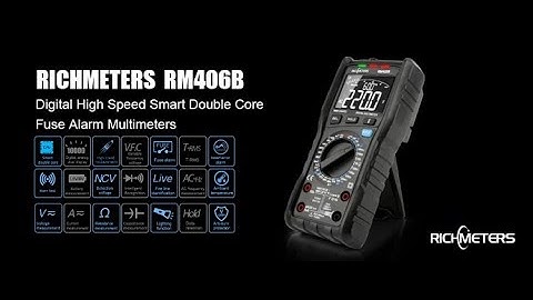 The 2019 Newst Multimeter RM406B Very fast Measuring Capacitance