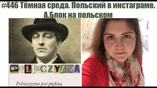 #446 Тёмная среда. Польский в инстаграме. А.Блок на польском