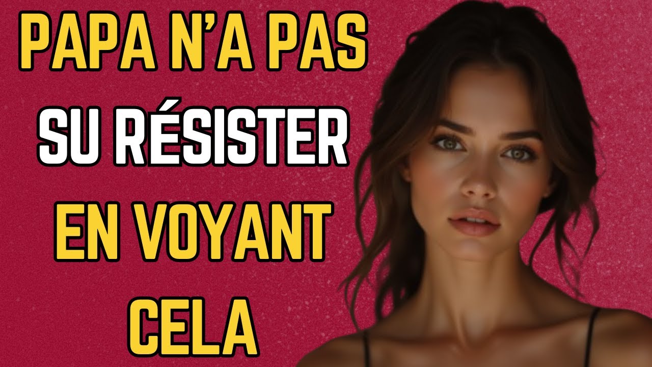 Maman était au travail quand papa est entré dans ma chambre et a découvert cela