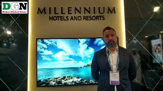 على هامش سوق السفر العربي لقاء مع ستيفن كامات ادارة التسويق والتواصل بفنادق منتجعات ميلينيوم بلايس.