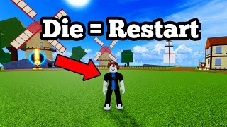 Can You Beat Blox Fruits Without Dying? *frustrating*
