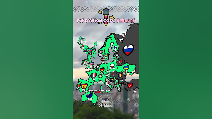 Eurovision 2024 Results #europe #mapping #geography #mapper #memes #edit #viral #map #sub