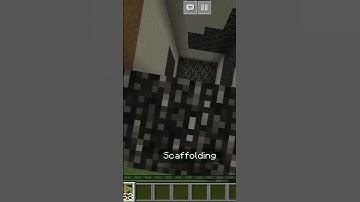 Minecraft i do honey block and scaffolding mlg