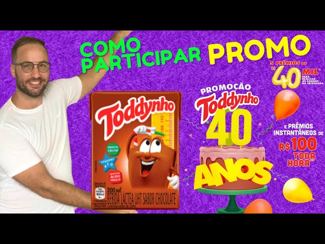 Toddynho lança promoção para celebrar os 40 anos da marca