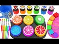 Oddly Satisfying Video l Making DIY Real Top Sounds Crunch Lollipops Glitter SPRUNKI Miixing ASMR