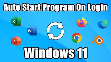 Auto Launch Program On Login Windows 11
