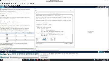 5.1.9 Packet Tracer - Investigate STP Loop Prevention