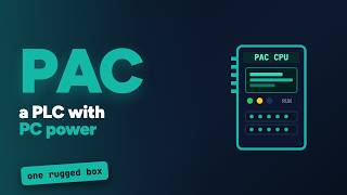What is a PAC? Programmable Automation Controller