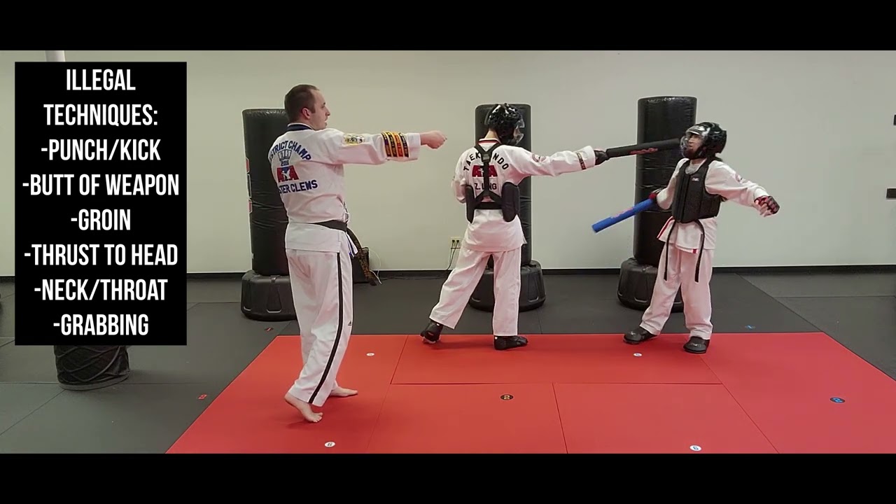 ATA Tournaments Combat Stick (Bahng Mahng Ee) Rules! YouTube