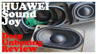Huawei Sound Joy Bluetooth speaker Deep Unboxing and Review
