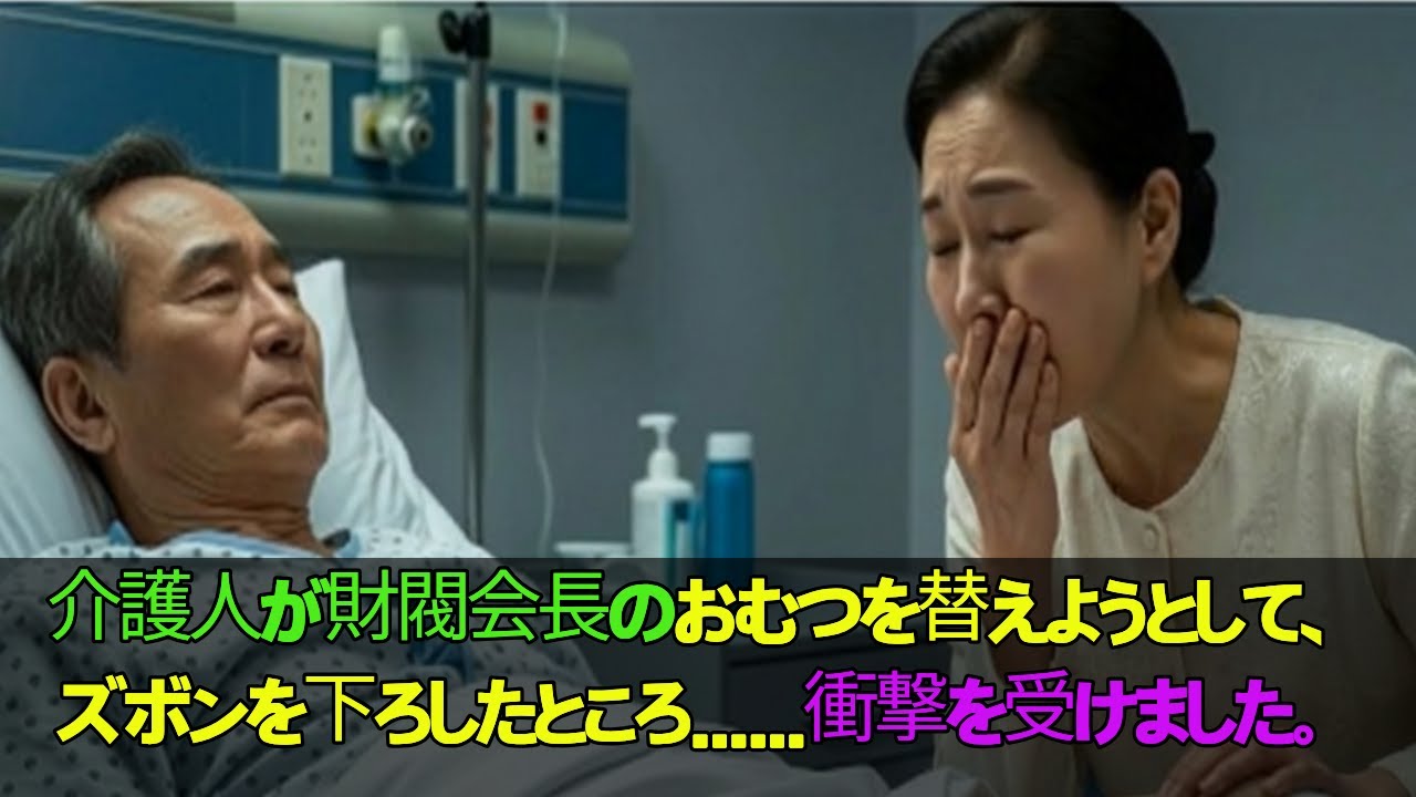 財閥会長のおむつを替えようとした介護士の手が止まった…その理由は…衝撃的な話..老後の話ㅣ感動的な話ㅣ話ラジオㅣオーディオブック