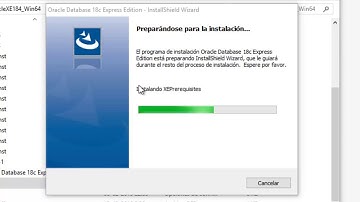 Curso Oracle express 18c Parte 1. Instalación de Oracle XE (win10)