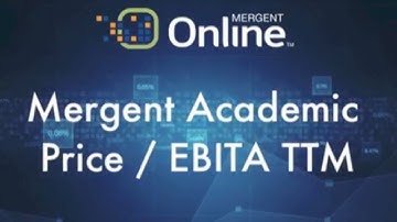 Valuation Measures - Price / EBITDA TTM