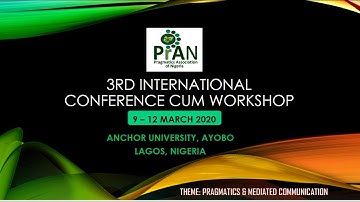 Prof dr Jef Verschueren at PrAN 2020